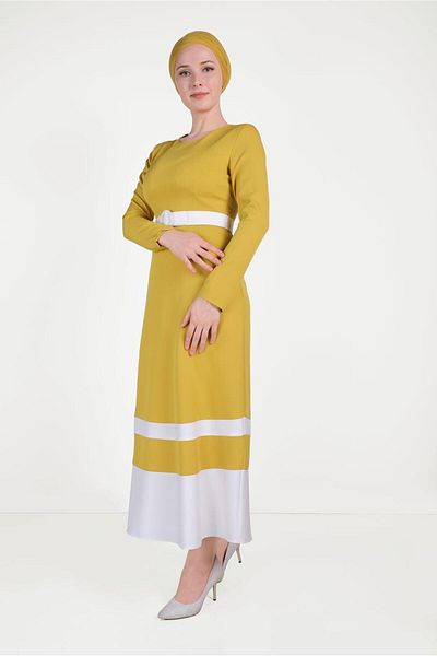 Alvina 40581 Μοντέλο Διπλό Χρώμα Φόρεμα
