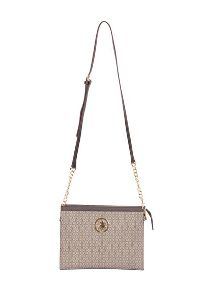 U.S. Polo Assn. Καφέ γυναικεία τσάντα ώμου Usa8091 Exclusive Online