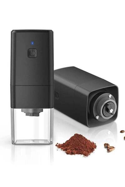 COOYA Portable Automatic Coffee Grinder,1300mAh,30g Capacity Adjustable,for Home Travel Office Coffee Shop