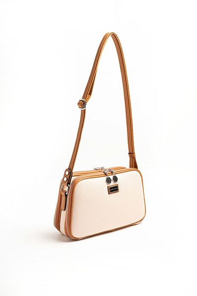 Silver Polo Silver & Polo Beige - Geantă de damă A.Taba SP899