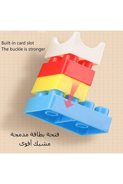 fulina بلاط مغناطيسي، 377 قطعة مكعبات بناء مغناطيسية ثلاثية الأبعاد، ألعاب ألغاز تعليمية، للأطفال من سن 3 سنوات