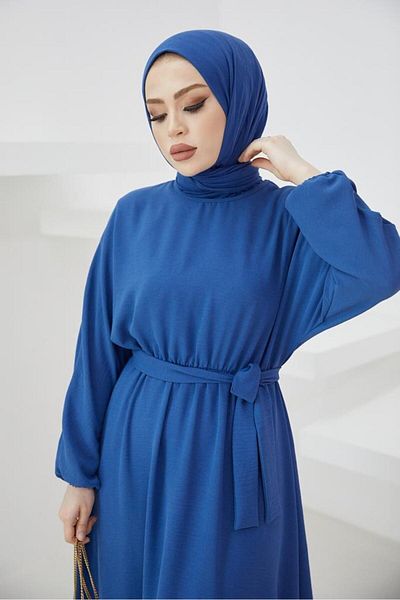 giyze Hijab Dress Indigo 424-1