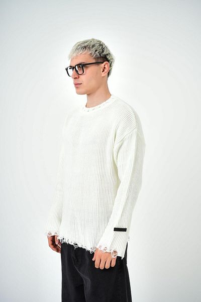Respire Crew Neck Knitted Oversize Knitwear