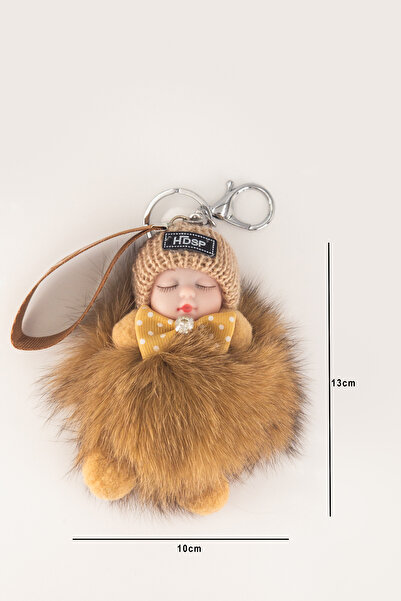 shop Μπρελόκ βελούδινη κούκλα ύπνου - 13 cm