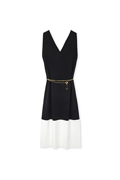 İpekyol Tricottage Dress with Chain Belt