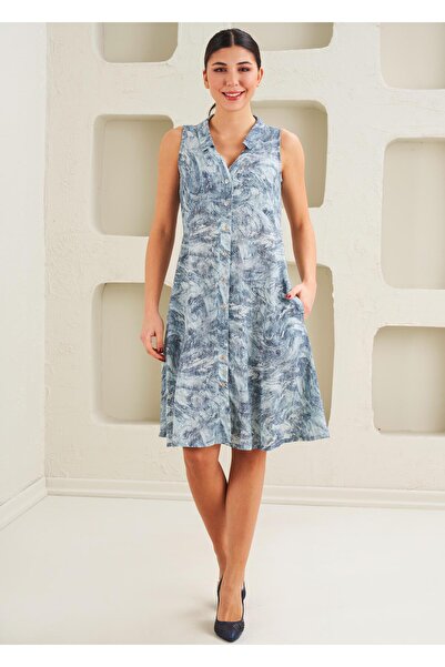Relax Mode Kadın Dokuma Elbise - 45458