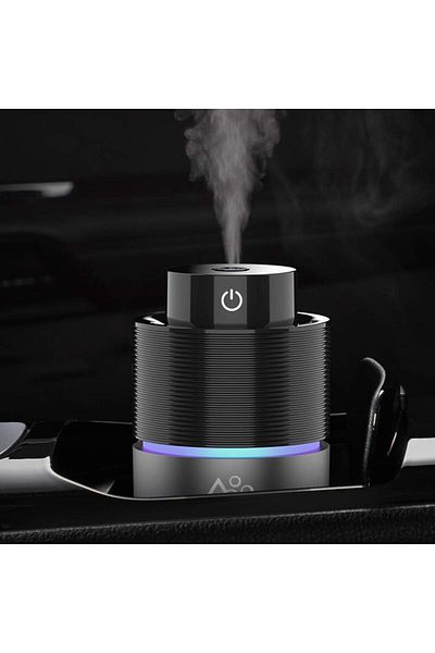COOYA Car Diffuser Humidifier, USB Essential Oil Diffusers 7 Colors LED Lights 200ml Aromatherapy Diffuser