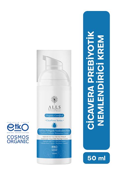 Alls Biocosmetics Organic Cicavera Prebiotic Moisturizing Cream 50 ml