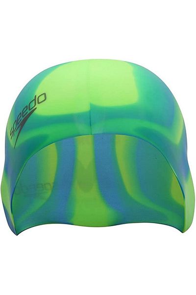SPEEDO Flat Color Sılc Cap Ju Grn/blu Unisex Παιδικό καπέλο κολύμβησης 8-70993a084