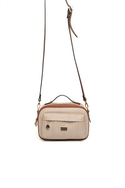 Silver Polo Silver & Polo Beige - Geantă de damă Tan SP1186