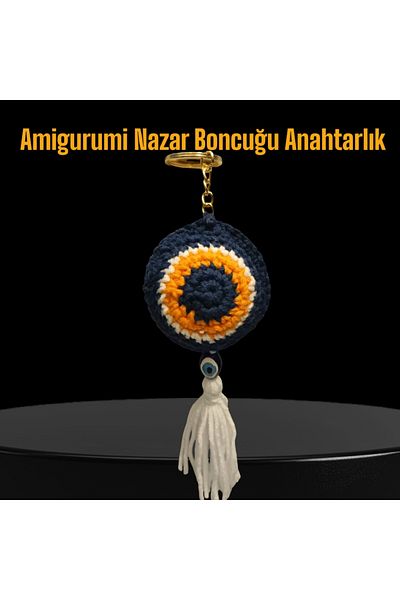 shop Evil Eye Bead Amigurumi Keychain Bag Accessory Ornament Hand Knitted Evil Eye Keychain