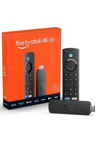 Amazon Media player Amazon Fire TV Stick 4K MAX (2023), Quad-core, 16 GB, Wi-Fi (Negru)