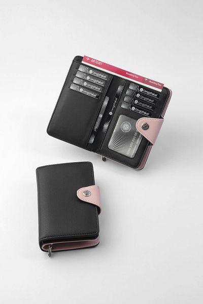 CENGİZ PAKEL Technological Leather Women's Wallet -Multi-Compartment Card Holder and Paper Money Compartment