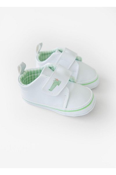 kitikate Sid Booties - White