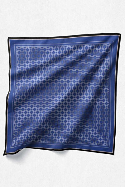 Setrms Geometrik Desenli Bordür Detaylı Eşarp