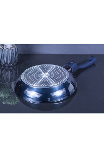 Berlinger Haus Frying pan with removable handle + lid 24 cm Aquamarine Metallic Line