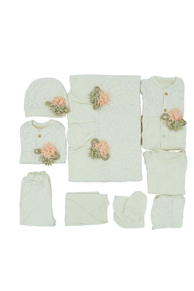 Bebbemini Baby Girl 10-Piece Hospital Exit Set