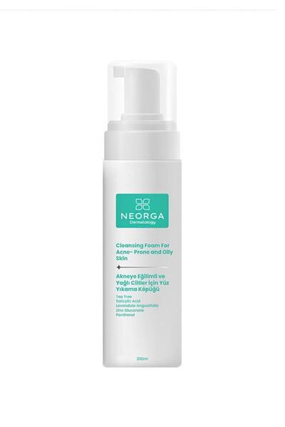 Neorga رغوة غسول الوجه للبشرة الدهنية والمعرضة لحب الشباب 200 مل