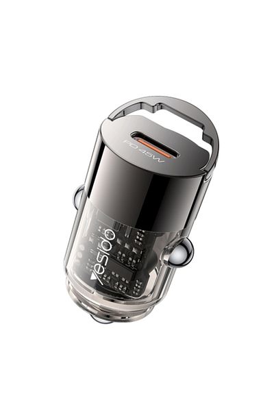 Yesido Y67 PD45W Single USB-C / Type-C Zinc Alloy Mini Car Charger