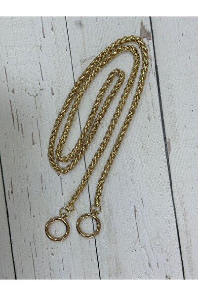 miraylahobi سلسلة حقيبة ذهبية على شكل ظهر السمكة بطول متر واحد