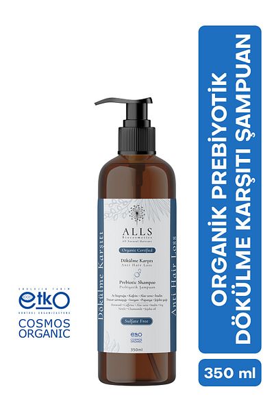 Alls Biocosmetics Prebiotic Organic Shedding Shampoo - 350 ml Anti