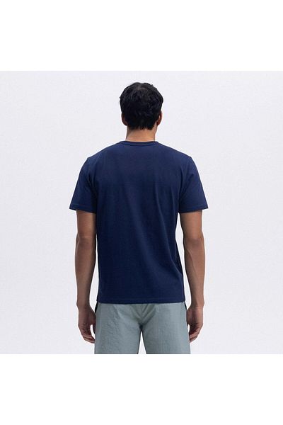 Ellesse Em461-Nv Crew Neck Men's T-Shirt - Navy Blue