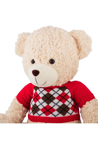Orange Bed & Bath Teddy Bear | Doll 45 cm - teddy bear Style 1