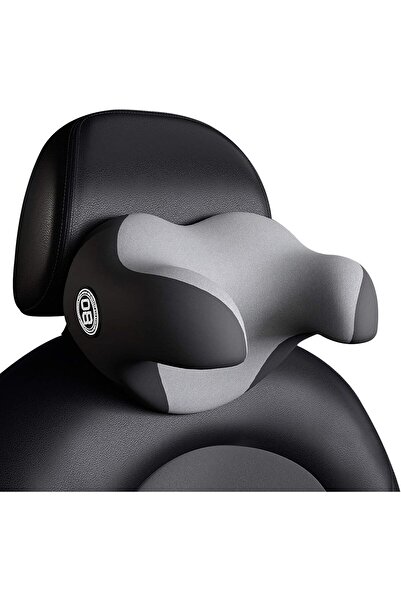 COOYA U-shaped car seat headrest, memory foam, portable and easy to install,height adjustable,gray