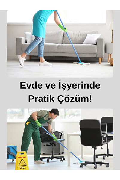 momendol MOP UYUMLU KULLAN-AT YER-YÜZEY TEMİZLİK HAVLUSU LAVANTA KOKULU MOP BEZ HAVLU 3 PAKET 150 YAPRAK