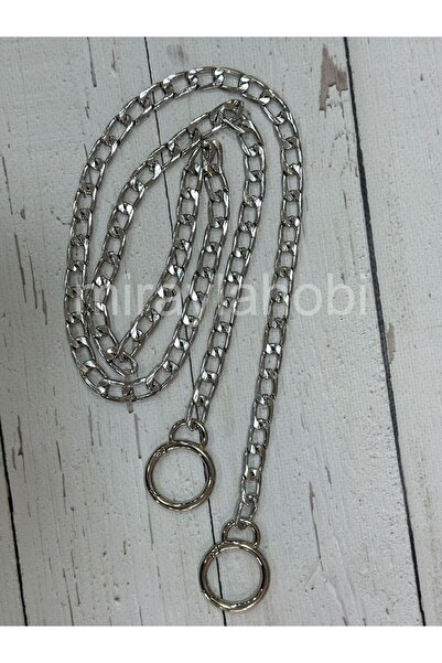 miraylahobi سلسلة محفظة معدنية فضية 1 متر