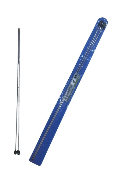Twin Store Knitted Skewer Titanium Number 4 35 cm