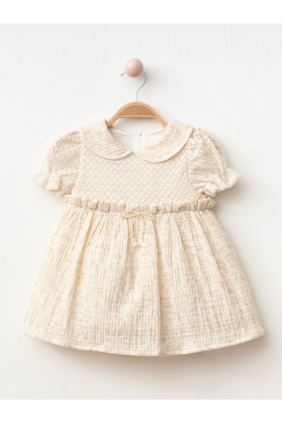 Lumia Baby Ethnic Pattern Bow Detail Baby Girl Dress