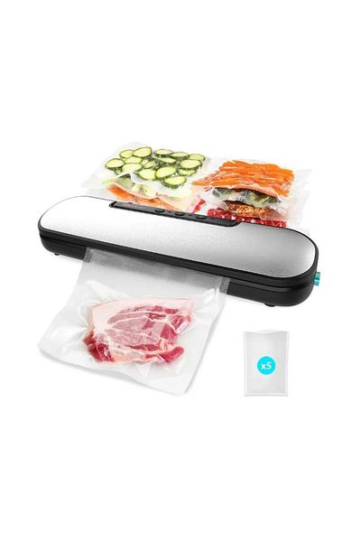 CECOTEC Aparat de vidat si sigilat alimente Cecotec SealVac Easy Magnetik 04375, vidare uscata si umeda
