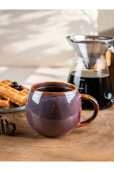 M'art Home Monte Artistic Kocaman Mug - Plum
