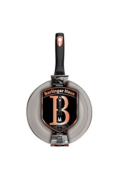 Berlinger Haus Frying pan with removable handle + lid 24 cm Black Rose Collection