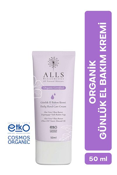 Alls Biocosmetics 50 ml Organic Daily Hand Care Cream