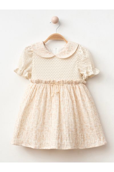 Lumia Baby Ethnic Pattern Bow Detail Baby Girl Dress