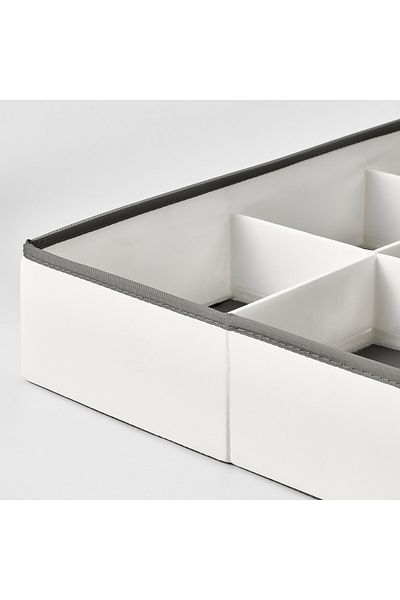 IKEA JÄTTEBJÖRN Organiser, white/grey, 50 x 35 x 9 cm