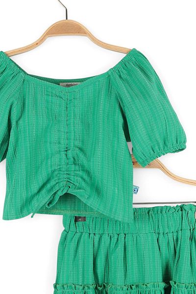 Ege Bebek Girl 6-10 Fat Skirted Blouse Bottom Top Suit Wrapped Fabric