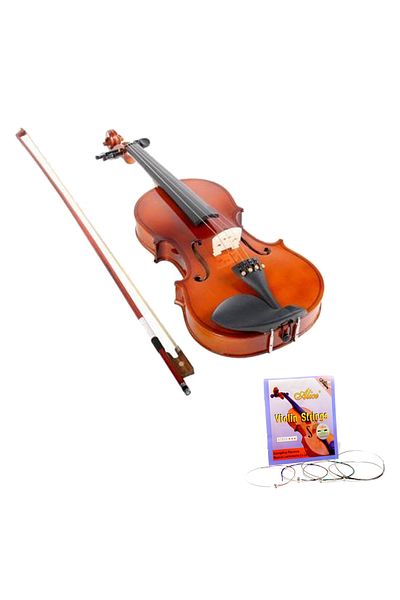 Depox Classical Wooden Violin Set 1/8 Including Case And String Set