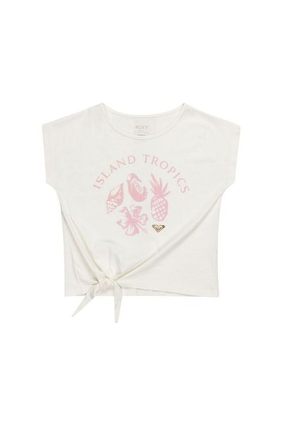 Roxy Pura Playa Girl's White T-Shirt Girl's T-Shirt Ergzt04120