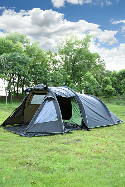 Onetick Fischer 4-6 Kişi 2 Bölmeli Kolay Kurulum Kamp Çadırı 390x190x120 Cm