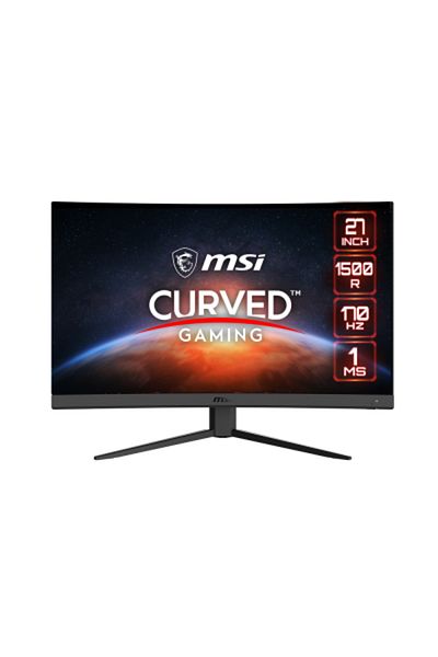 MSI G27CQ4 E2 27" Curved Gaming Monitor, WQHD 170Hz, 1ms, FreeSync, HDR, Anti-Flicker
