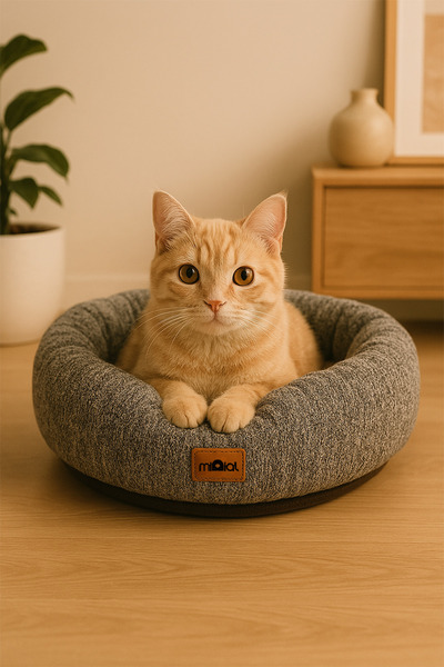 minial Wellsoft Yumuşak Dolgulu Kedi Ve Köpek Yatağı - Yıkanabilir