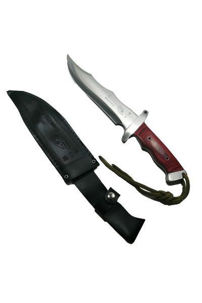 Depox Lovecký nůž IdeallStore, Steel Wolf, 31 cm, stříbrný