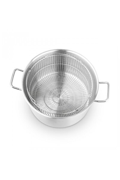 Carl Schmidt Sohn Pot with lid and frying basket, stainless steel, 10 l / 28 x 18 cm PRO-X