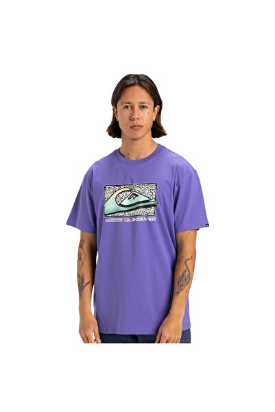 Quiksilver Retro Fade Erkek Mor Tişört ERKEK T-SHIRT EQYZT08058