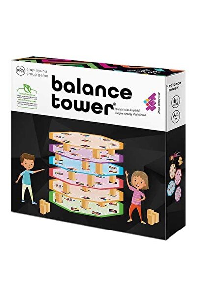 TÜZDER Age 7+ Balance Tower Intelligence and Mind Game - 2 Players