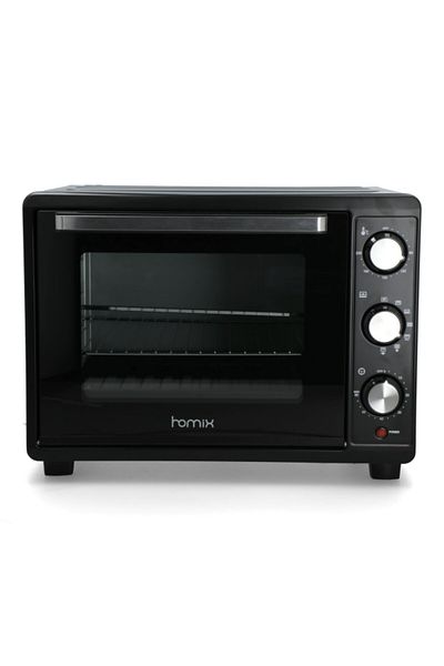 HOMİX 1500W 220-240V Manual Control Rectangular Plastic Toaster Oven 35 Liter