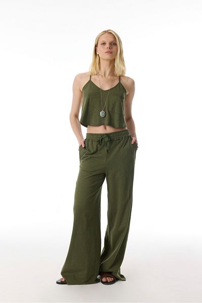 Mudo Wide Leg Tie Pants
